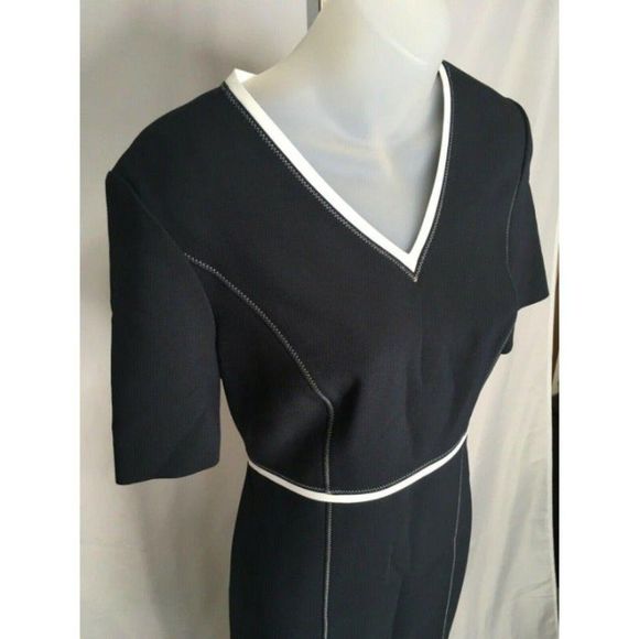 M&S British NWOT Navy Pencil Dress US8 - Picture 5 of 11